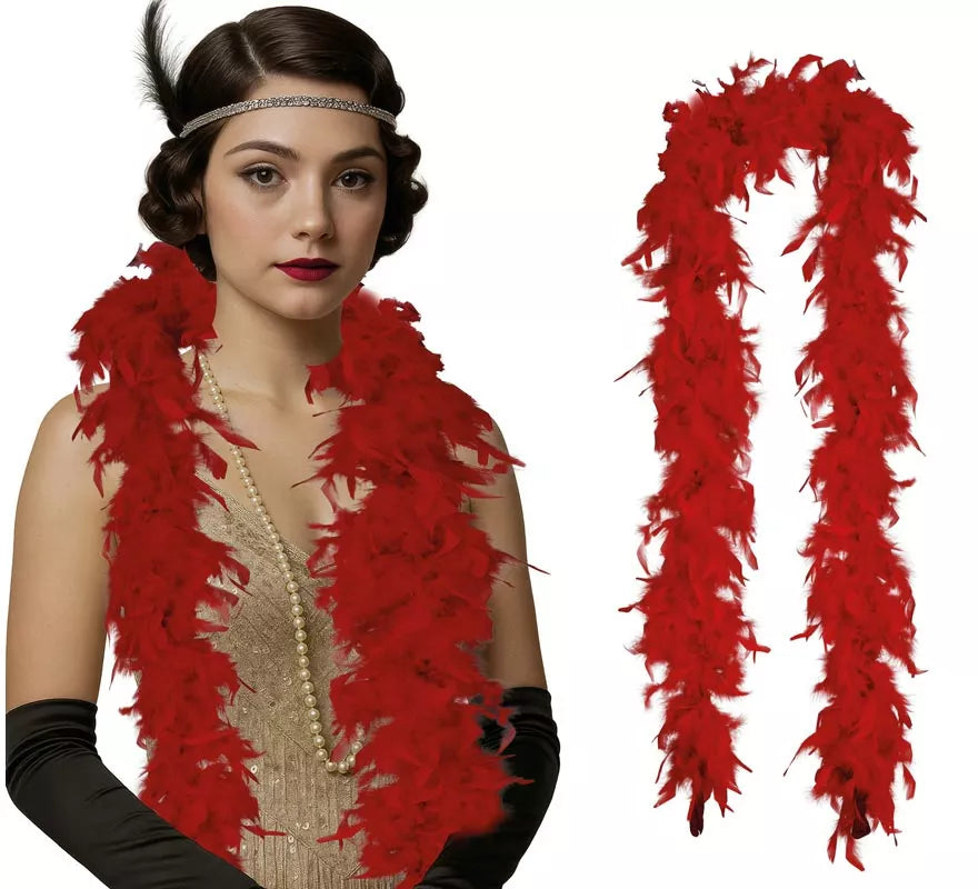 Boa de Plumas de 80 g en varios colores