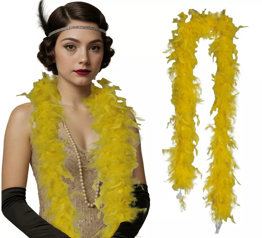 Boa de Plumas de 80 g en varios colores