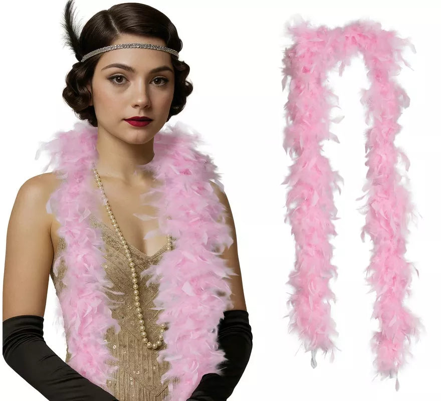 Boa de Plumas de 80 g en varios colores