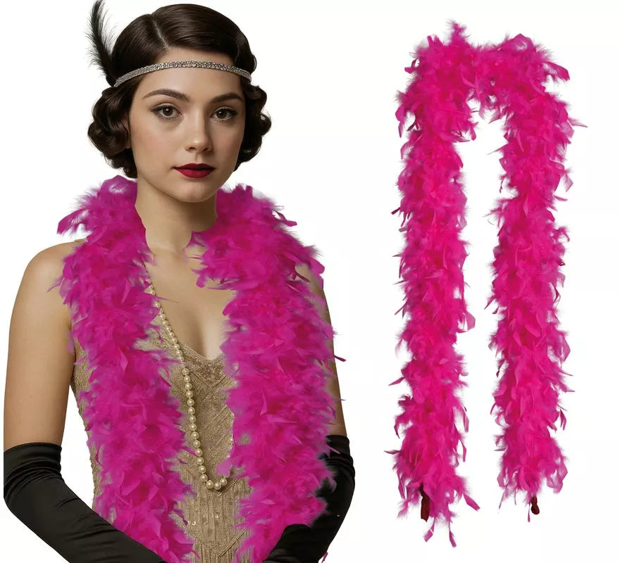 Boa de Plumas de 80 g en varios colores