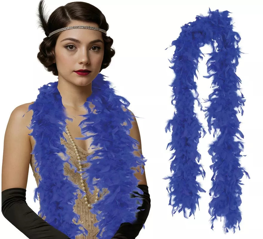 Boa de Plumas de 80 g en varios colores