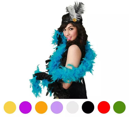 Boa de Plumas en varios colores 66 gr y 200 cm