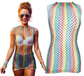Body de Rejilla multicolor para mujer