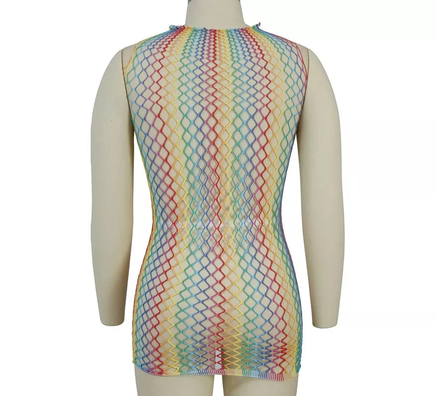 Body de Rejilla multicolor para mujer