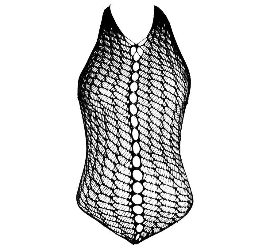 Translation missing: en.Body de Rejilla negro con Pedrería para mujer