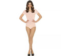 Body o Maillot Beige manga corta para mujer
