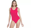 Body o Maillot con tirante ancho fucsia para mujer