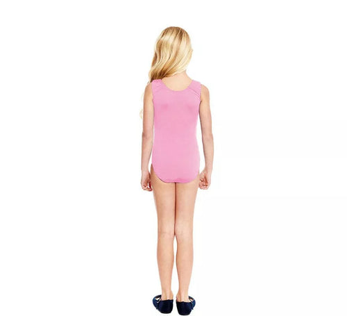 Body o Maillot con tirante ancho rosa para niña