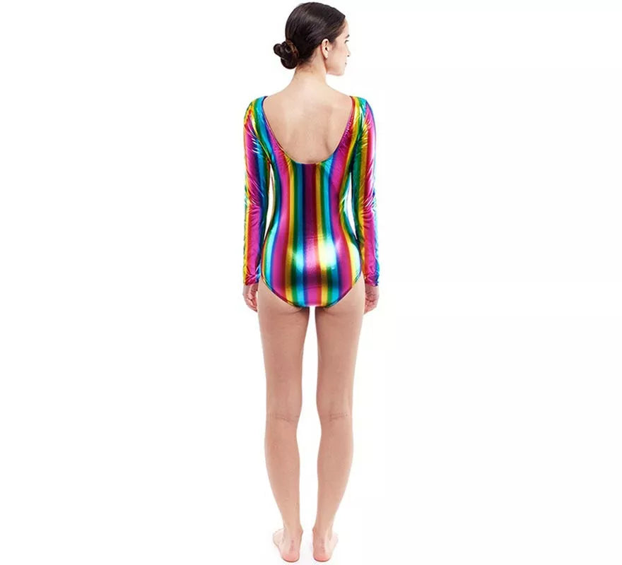 Translation missing: en.Body o Maillot metalizado multicolor para mujer