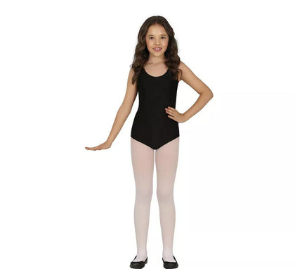 Body o Maillot Negro sin mangas para niños