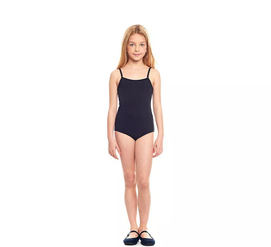 Translation missing: en.Body o Maillot Punto con tirantes negro para niña