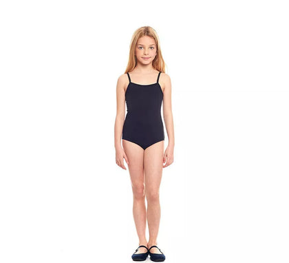 Body o Maillot Punto con tirantes negro para niña