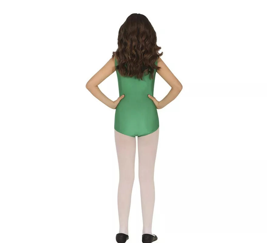 Body o Maillot Verde sin mangas para niños