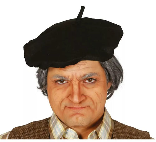 Boina de Anciano negra
