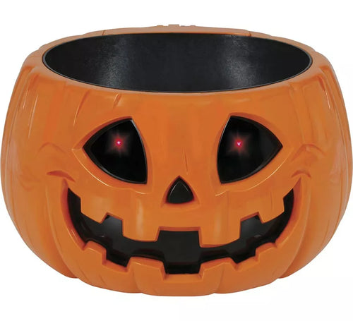 Bol Calabaza con Luz de Sonido y Movimiento de 15 cm