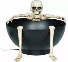 Skeleton Bowl with Light, Sound and Movement 23 cm