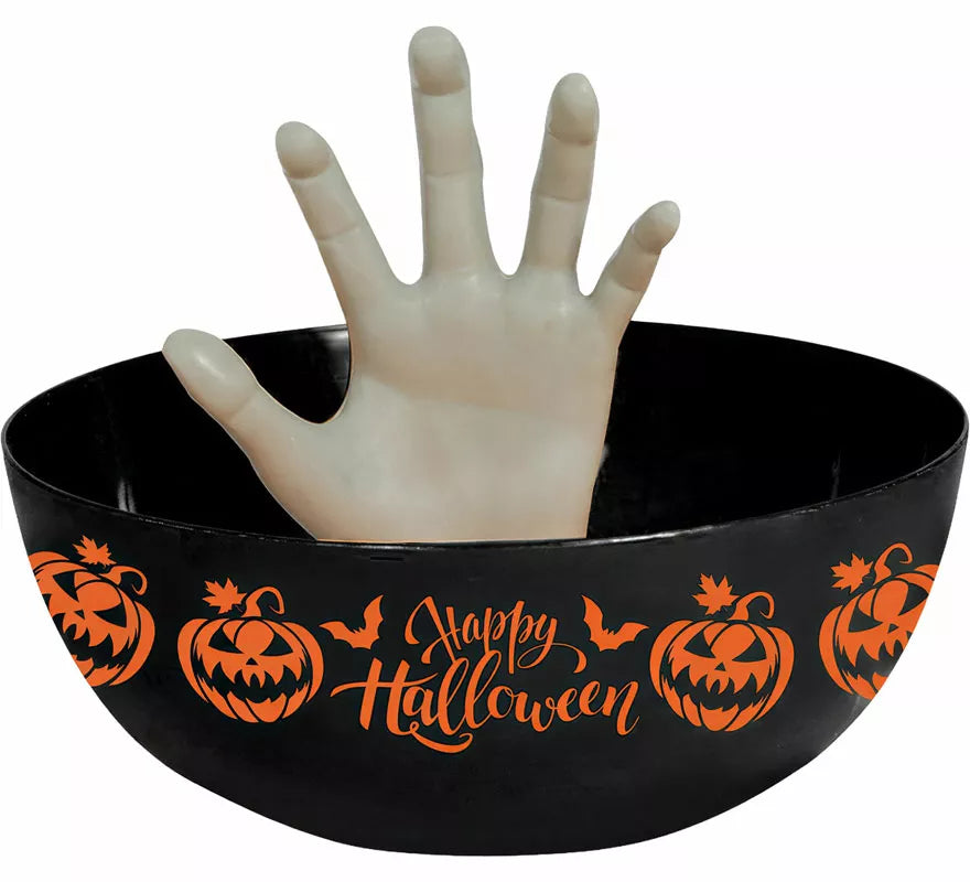 Translation missing: en.Bol con Mano Happy Halloween de 25 cm