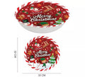 Bol Merry Christmas rojo de pvc de 32 cm
