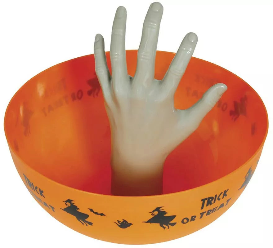 Translation missing: en.Bol naranja con Mano 25 cm
