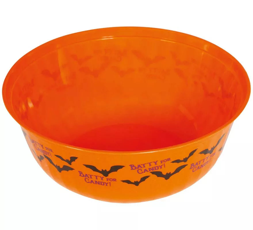 Bol naranja Murciélagos 27 cm