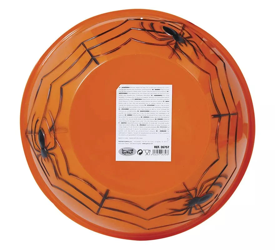 Bol Naranja para dulces de 27X9 cm