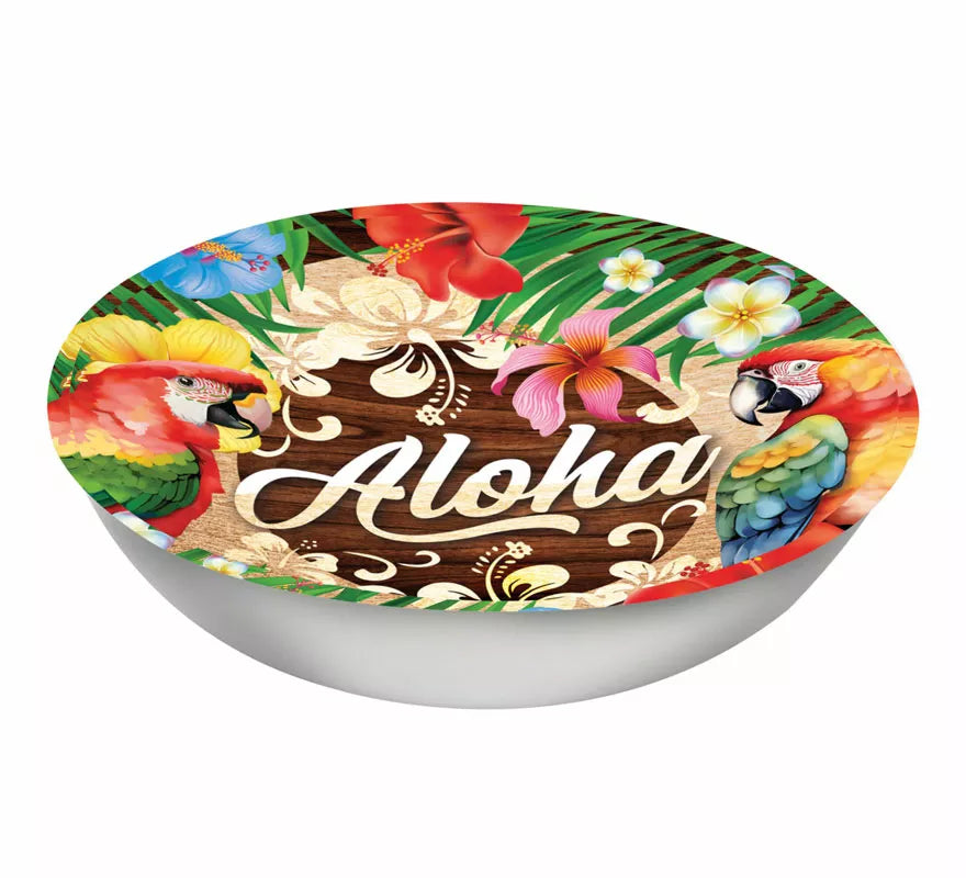 Bol Verano Aloha de plástico de 32 cm