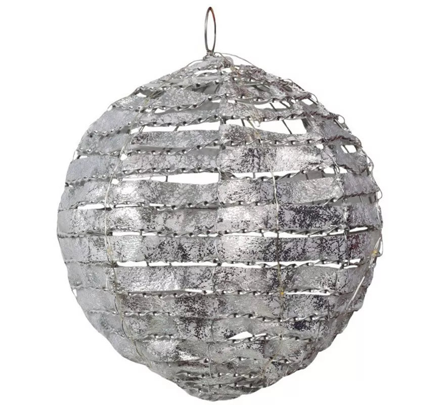 Bola de 20 Led de Tela con Luz de 20 cms