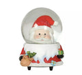 Bola de Agua Cara Papá Noel con Música 15 cm