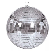 10 cm 70's Silver Disco Mirror Ball