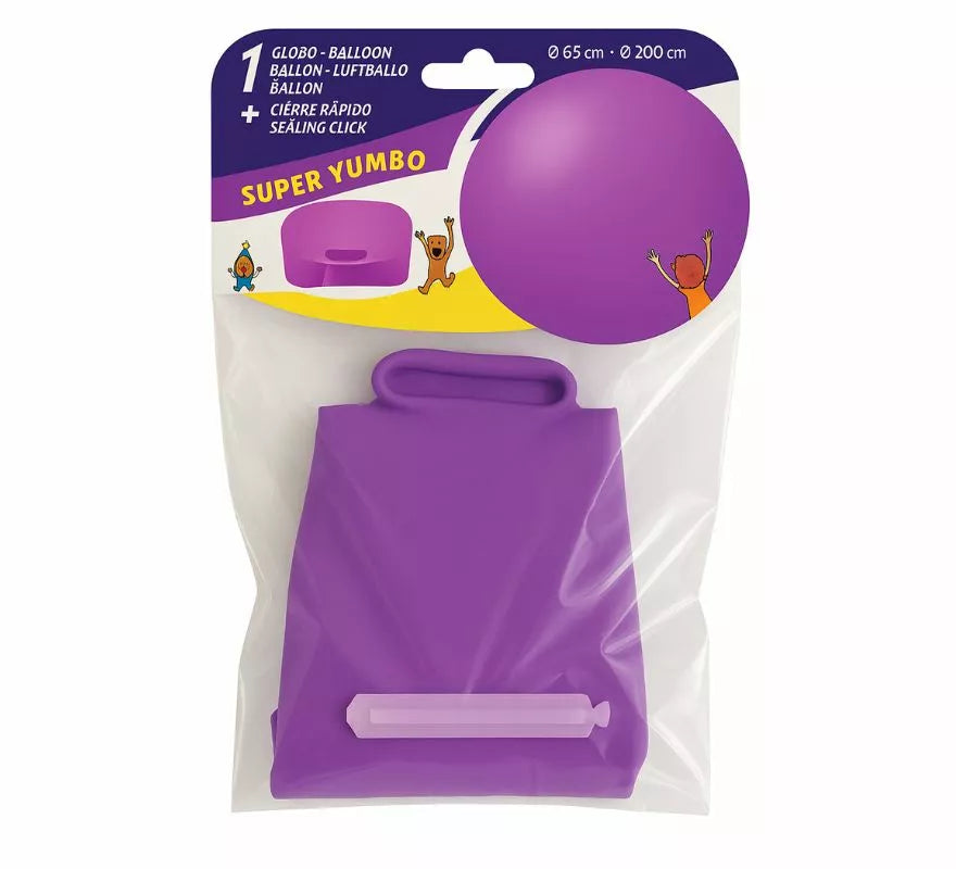 Bolsa 1 Globo 65 cm Ø SUPER YUMBO + CIERRE RÁPIDO