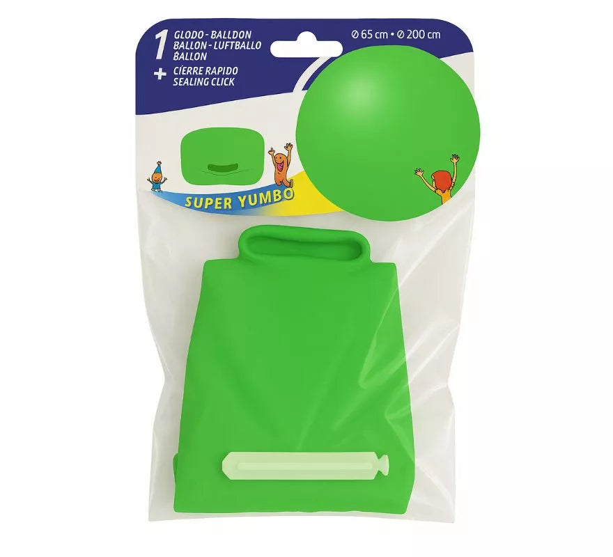 Bolsa 1 Globo 65 cm Ø SUPER YUMBO + CIERRE RÁPIDO