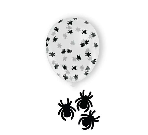 Bolsa 10 Globos con Confeti Araña