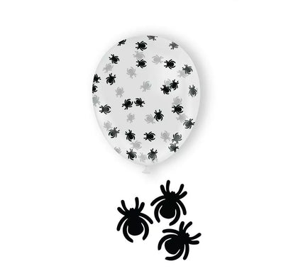 Bolsa 10 Globos con Confeti Araña
