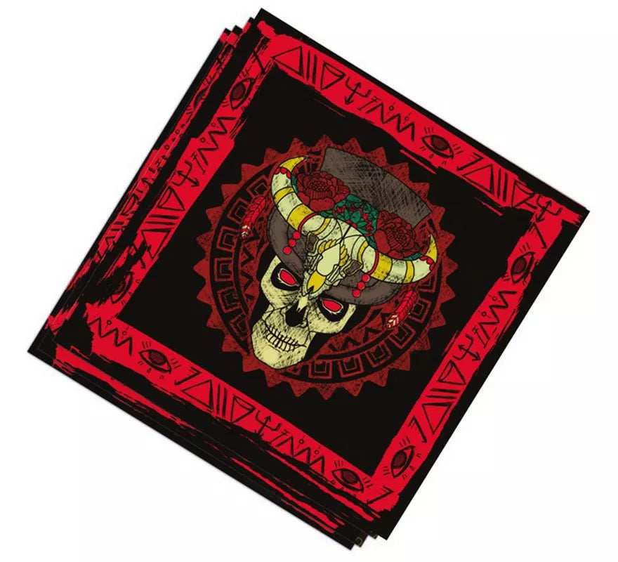 Bolsa 20 Servilletas Vudú 33X33 cms