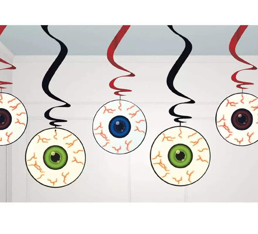 Translation missing: en.Bolsa 5 Colgantes decorativos Ojos para Halloween