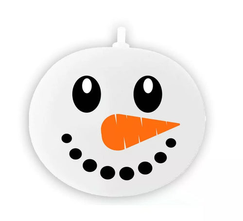 Bolsa 5 Globos Muñeco Nieve con Luz