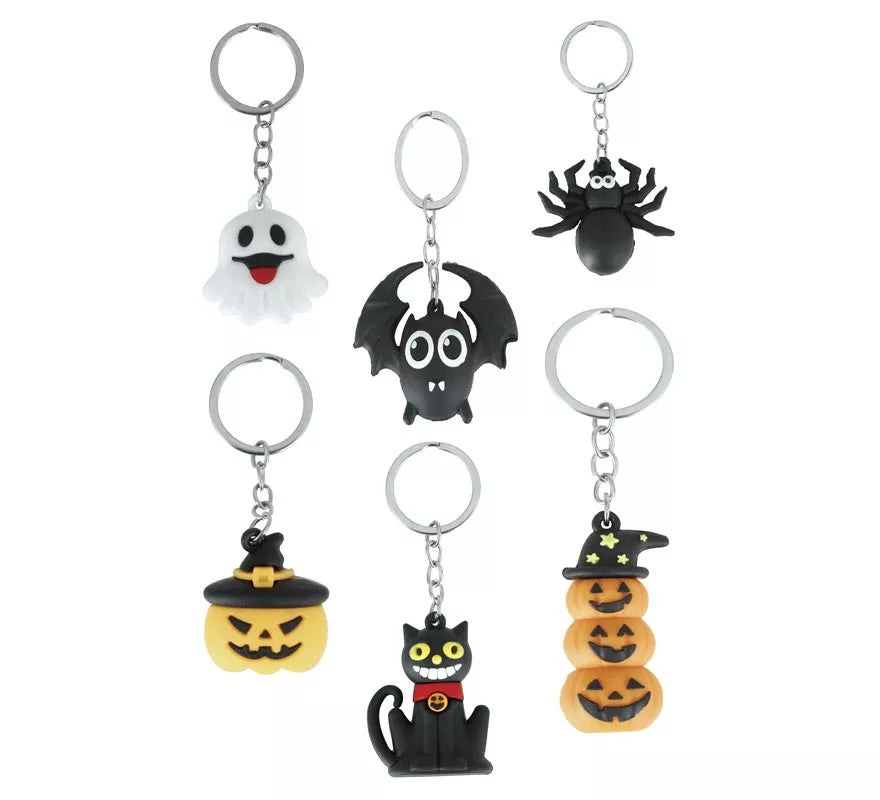Translation missing: en.Bolsa 6 Llaveros Halloween de 4.5 cm