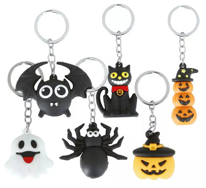Bolsa 6 Llaveros Halloween de 4.5 cm