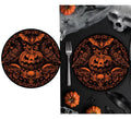 Bolsa 6 Platos Calabaza Gótica 23 cm