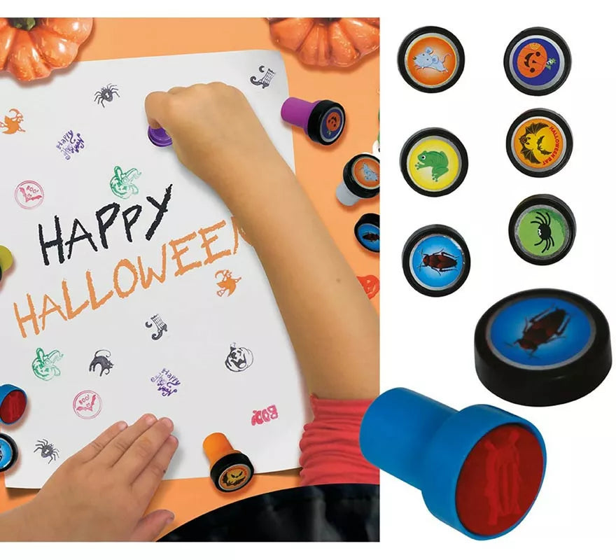 Bolsa 6 Sellos Halloween 4 cm