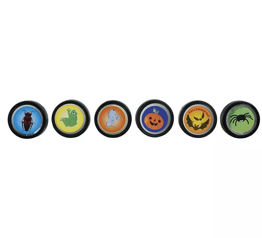 Bolsa 6 Sellos Halloween 4 cm
