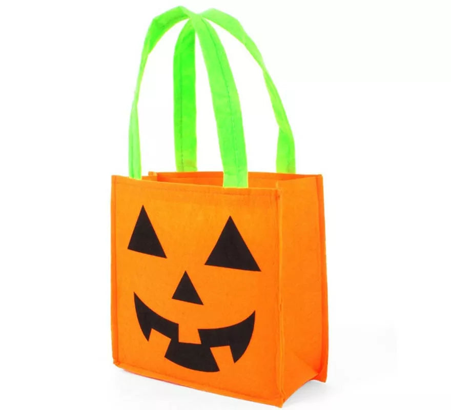 Translation missing: en.Bolsa Calabaza happy de fieltro de 17,5x7,5x30 cm
