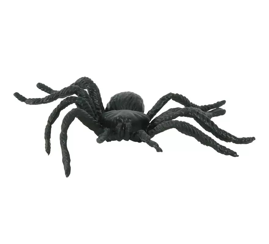 Translation missing: en.Bolsa con 8 Arañas 6 cm. para decorar en Halloween