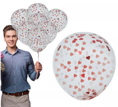 Bag of 10 Balloons with Hearts