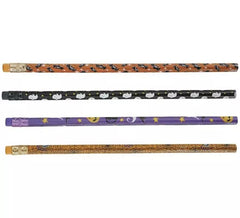 Saco com 12 lápis de Halloween 18,5 cm