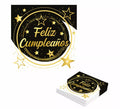Bolsa de 12 Servilletas Feliz Cumpleaños de 33X33 cms