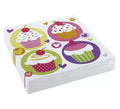 Bolsa de 20 Servilletas de Cupcake de 33x33 cm.