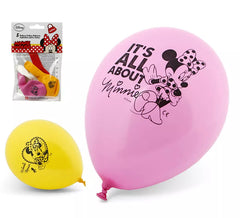 Bolsa de 5 Globos de Minnie colores surtidos de 23 cm