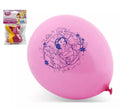 Bolsa de 5 Globos de Princesas colores surtidos de 23 cm