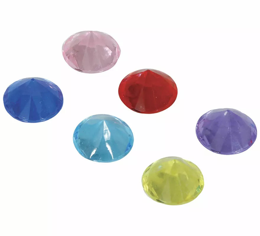 Bolsa de 50 Diamantes multicolor de 1,50 cm